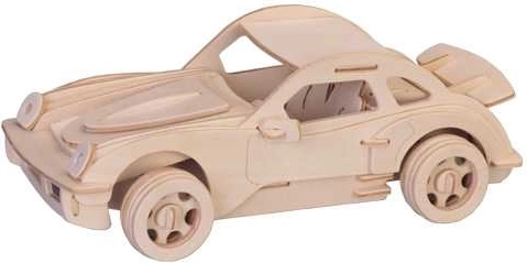 Holz 3D Puzzle Porsche