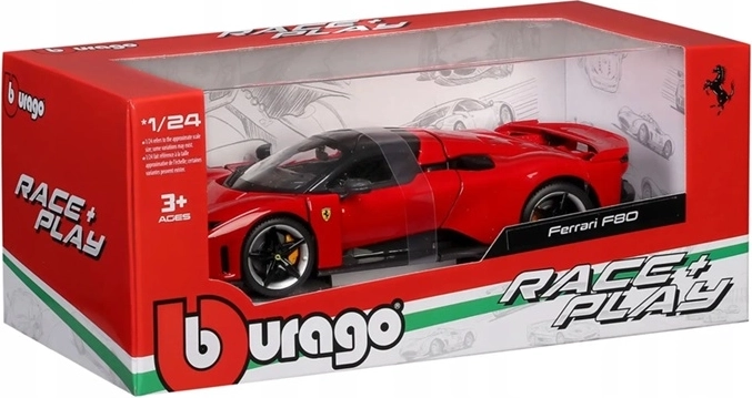 BBU Ferrari F80 Automodell 1:24 Rosso Corsa (rot)
