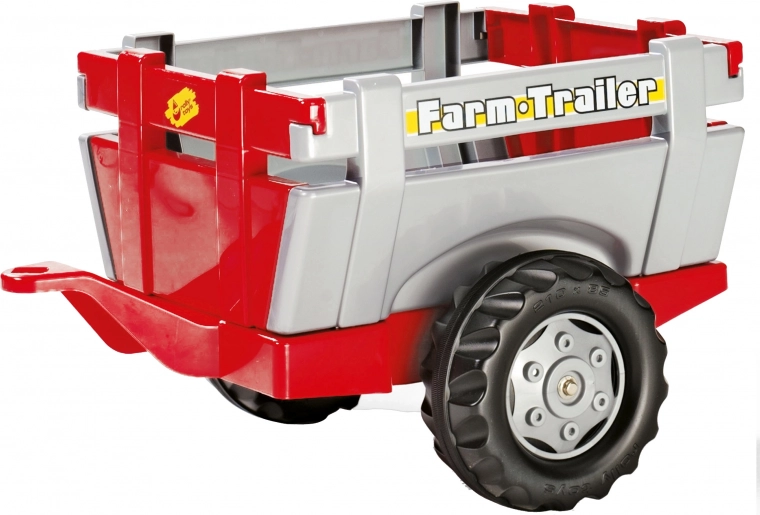 Rolly Toys Anhänger für Trettraktor mit klappbaren Bordwänden