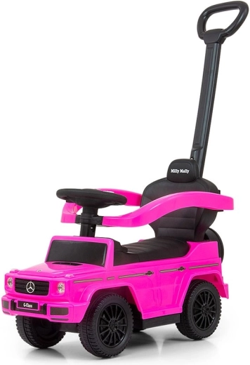 Kinder Rutscher mit Schiebestange Mercedes G350d Milly Mally rosa