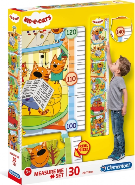 Clementoni Puzzle-Meter Kid vs Cat 30 Teile