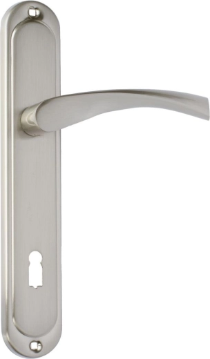 Türbeschlag ATENA mit Schlüsselloch-Einsatz 90 mm, mattes Nickel