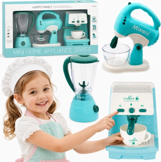 Woopie Küchengeräte-Set 3-in-1 mit Licht- und Soundeffekten