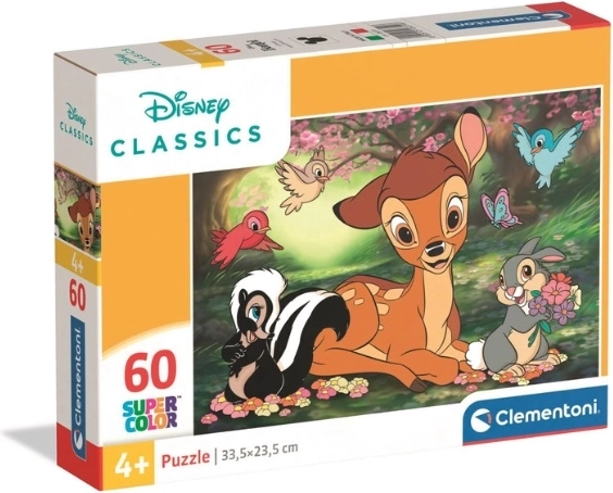 Clementoni Puzzle SuperColor Bambi 60 Teile