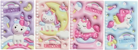 Notizbuch mit Einhorn-Kugelschreiber
