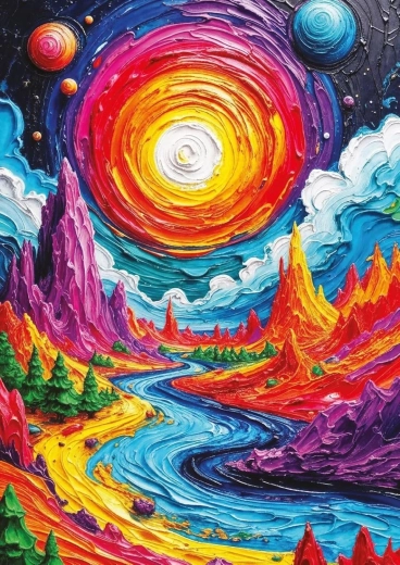 Puzzle Chromaverse 1000 Teile
