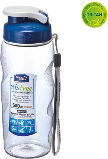 Plastik-Trinkflasche Bisfree 500 ml blau