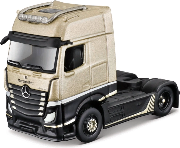 Maisto Mercedes-Benz Actros 1851 gold-schwarz 1:64
