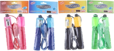 Kunststoff-Springseil mit Zähler 2,5 m