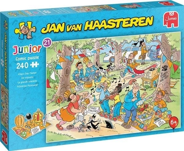 JUMBO Puzzle Jan van Haasteren Junior Königlicher Markt, 240 Teile