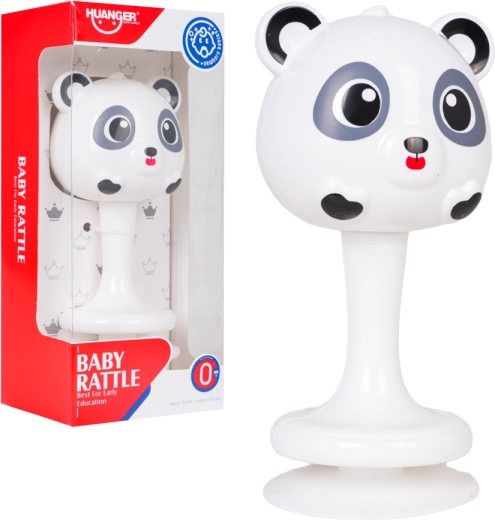 Baby-Rassel Panda mit Saugnapf – 1 Stück