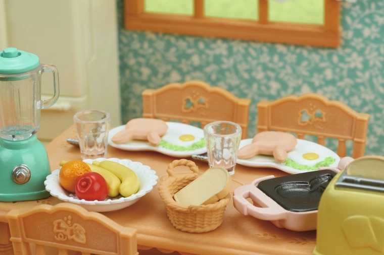 Umfangreiches Frühstückszubehör