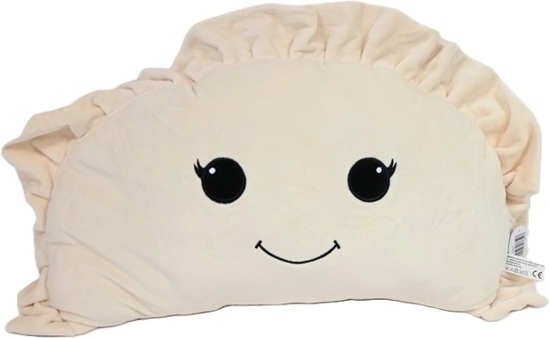 Plüsch-Pirogge in Creme 42 cm