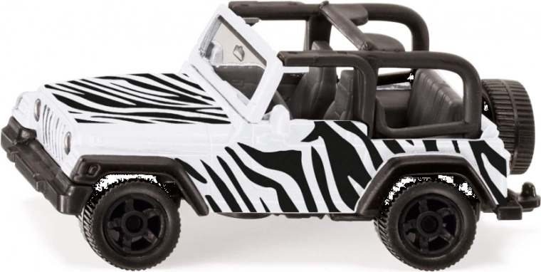 Siku Jeep Wrangler Safari – Metallmodell 1:55 mit Anhängerkupplung