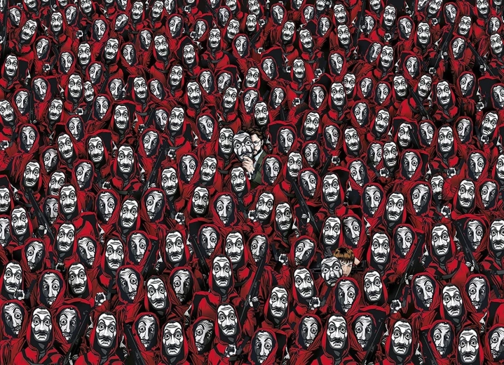 Clementoni Puzzle Impossible Netflix Haus des Geldes 1000 Teile