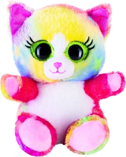 Plüschkatze Lashy Colourfull 15 cm – 1 Stück