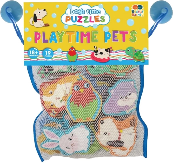 Buddy & Barney Schaum-Puzzle-Badesticker Tiere