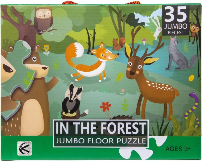 XXL Kinderpuzzle 35 Teile – Wald