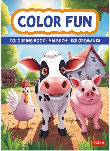 Malbuch Tiere auf dem Bauernhof