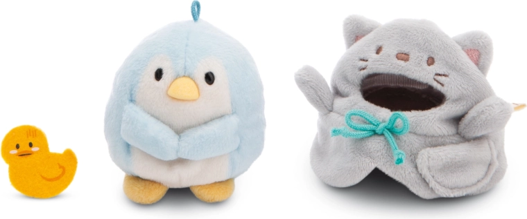 Niedliches 3-in-1-Set: Waddle, Katzenkostüm und Entchen