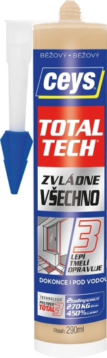 Universeller Klebstoff und Dichtstoff 290 ml TOTAL TECH beige CEYS