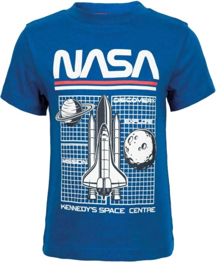 Blaues NASA-T-Shirt