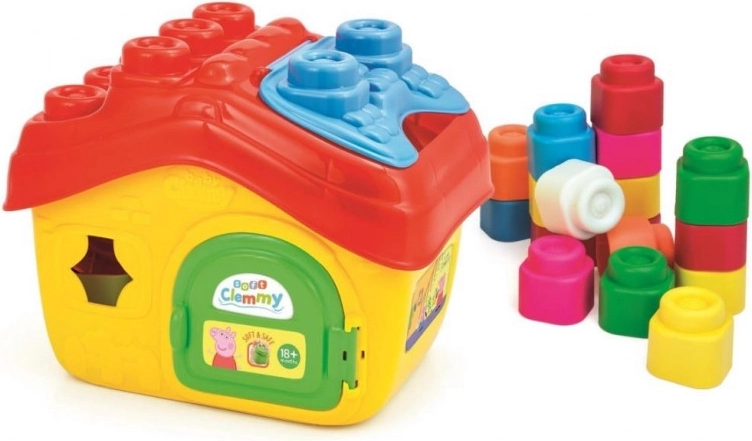 Weiche Bausteine CLEMENTONI Clemmy – Peppa-Pig-Häuschen