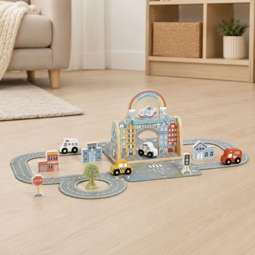Komplettes Set für das Stadtspiel