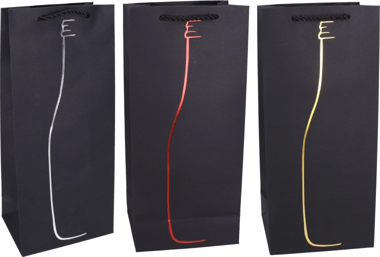 Geschenktasche für Flaschen M 17 × 38 × 9 cm