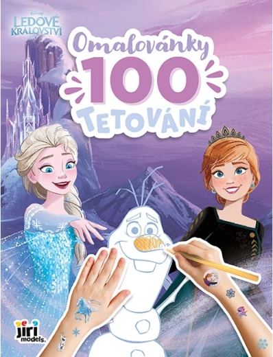 Malbuch und 100 Tattoos Frozen – Die Eiskönigin