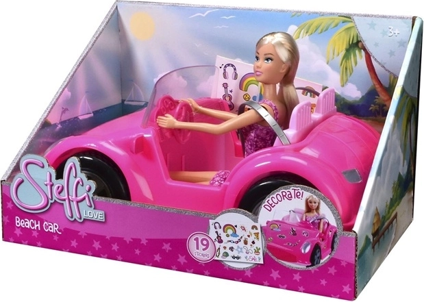 Steffi Love Strandauto mit Puppe