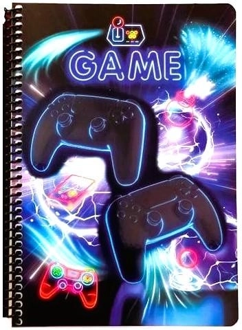Spiralheft Neon Game B5 (17 × 25 cm)