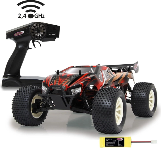 Jamara Brecter Truggy 4WD 1:10 ferngesteuert (2,4 GHz) mit NiMH-Akku