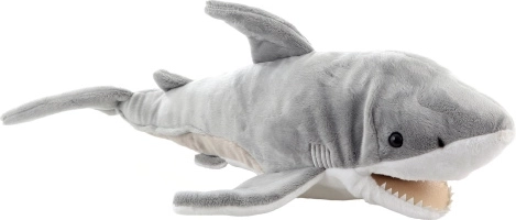 Plüschhai-Handpuppe 46 cm