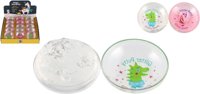 Glitzernder Einhorn-Schleim - 1 Stück