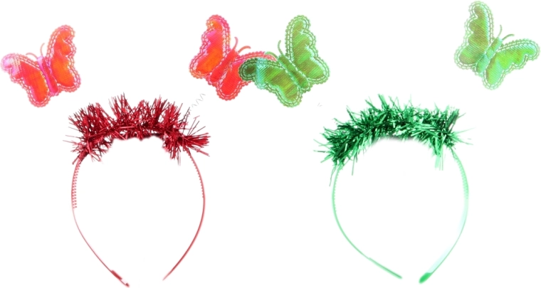 Zauberstab und Haarreif mit Schmetterlingen