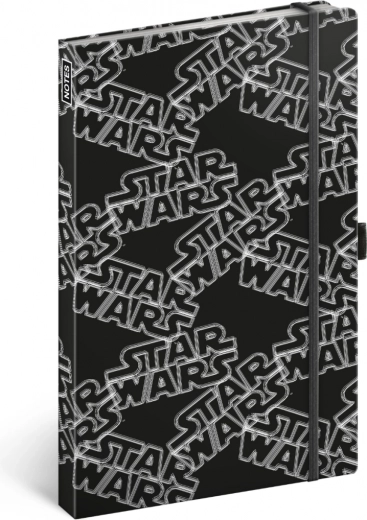 Notizbuch STAR WARS Black A5 mit Gummiband