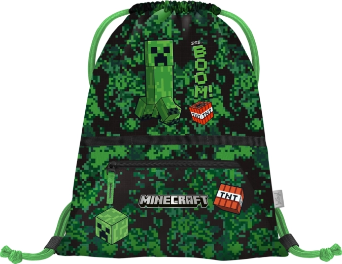 BAAGL Beutel mit Tasche Minecraft Boom