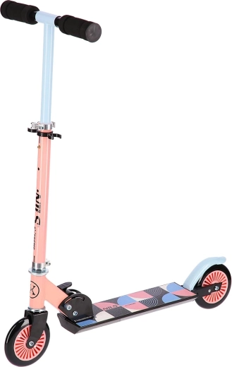 Faltbarer Roller NILS Extreme rosa‑blau