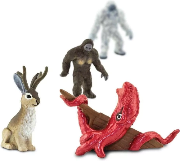 Detaillierte Minifiguren von Kryptiden für fantasievolles Spielen