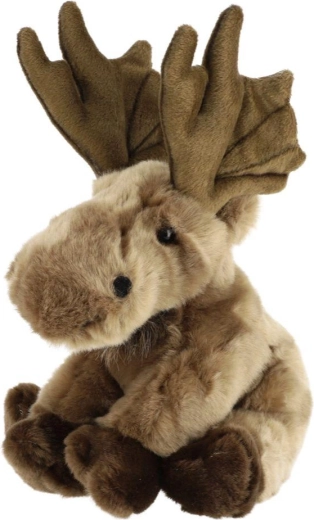 Plüschiger sitzender Polarfuchs 27 cm