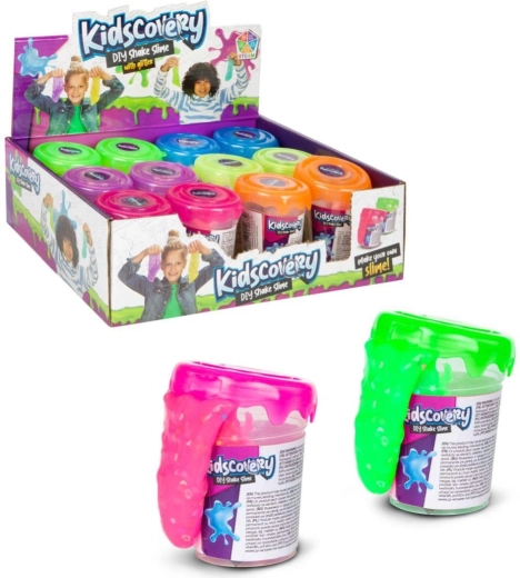 Kidscovery Schleim-Set – 6 Farben (12 Stk. im Display)