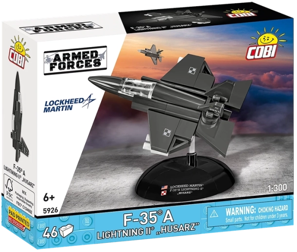 Lizenziertes F-35A „Husarz“ von COBI