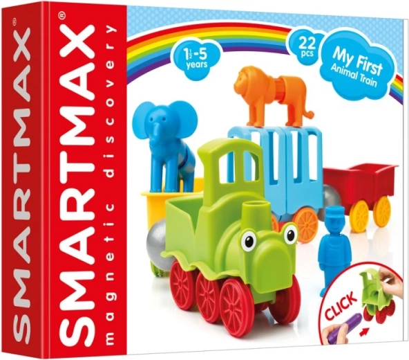SmartMax – mein erster Tierzug – magnetisches Konstruktionsset, 22 Teile