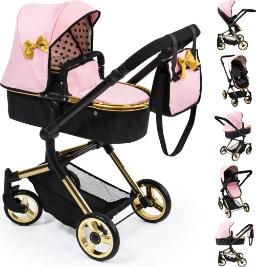 Kombi-Puppenwagen: Babywanne und Sportwagen