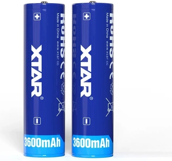 Li-Ion-Akku XTAR 18650 3,6 V 3600 mAh mit Schutz