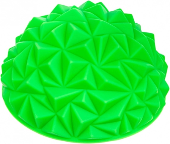 Grüne Massage-Balancierhalbkugel mit Diamantmuster