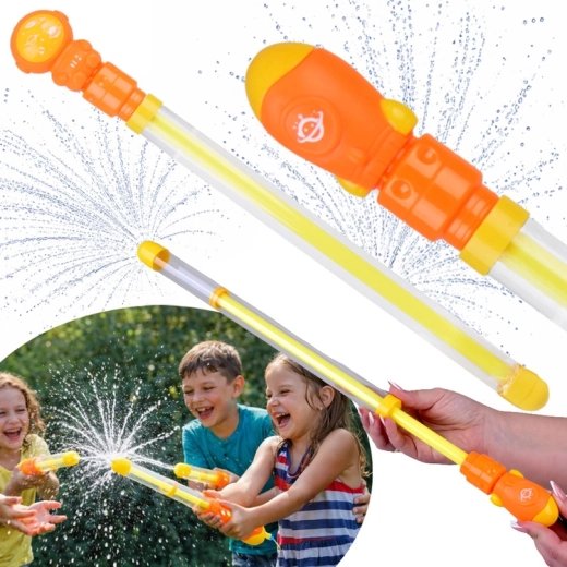 Wasserpistole mit Pumpe 47 cm – Weltraum-Design