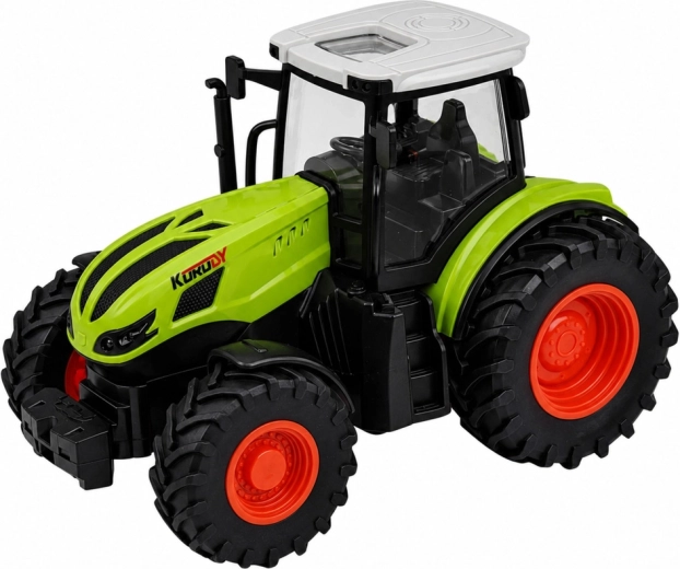 Robuster Traktor mit großen Offroad-Reifen