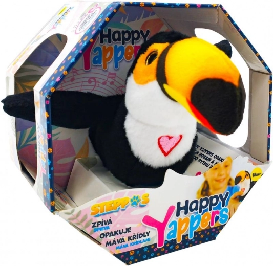 Steppos Happy Yappers Tukan – interaktiver sprechender Handvogel